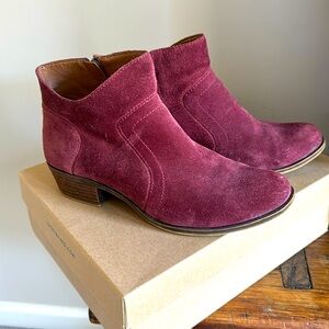 Lucky Brand Brolley Bootie in ruby wine